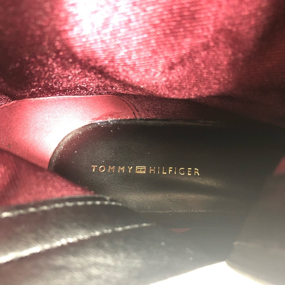 Tommy Hilfiger Knee High Black Boots Size 9.5M - Picture 2 of 8